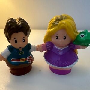 Disney Flynn and Rapunzel little people .